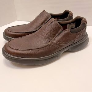 NEW Clarks Men's Brown Leather Bradley Step Size 12 M